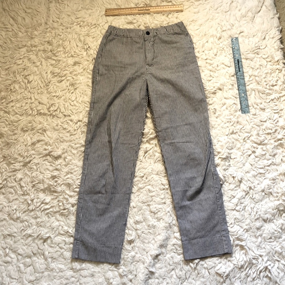 Light grey pinstriped pants
